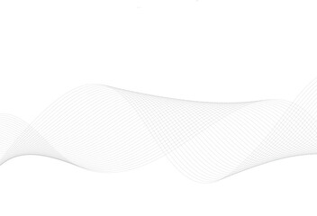 Abstract backdrop with grey wave gradient lines vector illustration