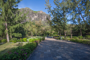 Le monument de la route de l&rsquo;esclave au Morne Brabant, &Icirc;le Maurice 