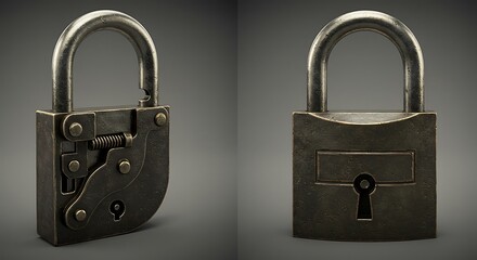 Naklejka premium Secrets in Steel