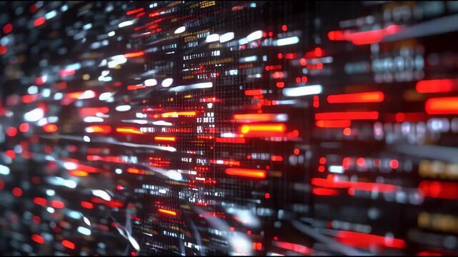 Abstract Data Stream Digital Information Flow