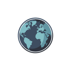 Fototapeta premium Globe Icon Illustration Design.