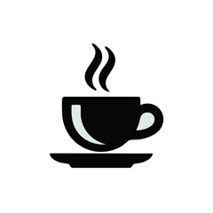 Obraz premium Steaming Cup Coffee.