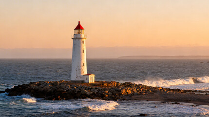 Obraz premium lighthouse on the coast