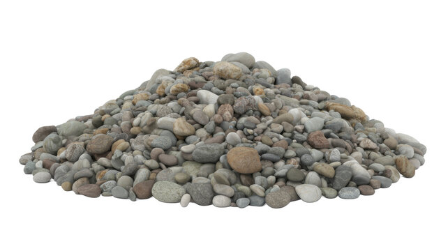 Pile of Small Gray and Brown Rocks pile of rocks small rocks isolated on a transparent background