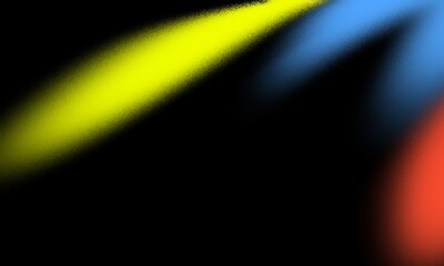 grainy yellow, blue, and red background