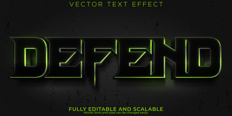 Gaming esport style text effect, Editable text effect © shahadathossen