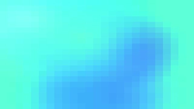 Abstract soft blue and green gradient background with pixelated effect