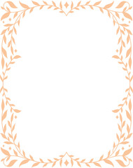 Obraz premium Romantic Wedding Frame Vector