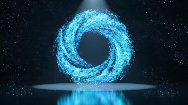 Mesmerizing Water Vortex - A Stunning Visual Display of Fluid Dynamics.