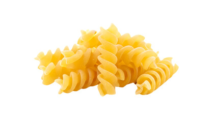 Fusilli Pasta Pile of Uncooked Italian Spirals