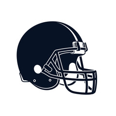 Fototapeta premium American Football Helmet Sports Equipment.