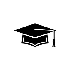 Graduation Cap Icon Symbol Education.