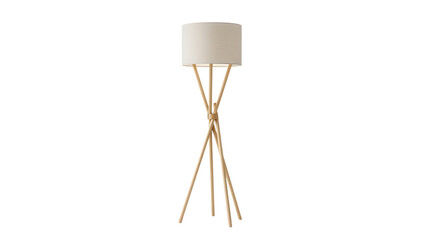 Floor Lamp Design with Wooden Legs