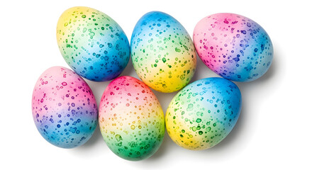 colorful easter eggs