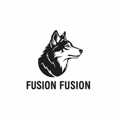 Black and white husky dog head. © AHMAD