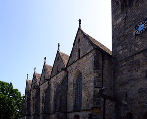 Historical Church in the Town Obernkirchen, Lower Saxony