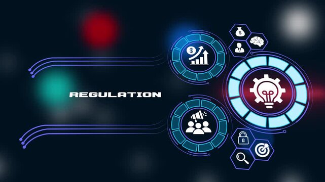 Business Regulation Concept for Legal Compliance and Corporate Law Policy Management for Industry Standards