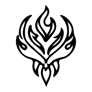 Tribal Flame Spirit Design