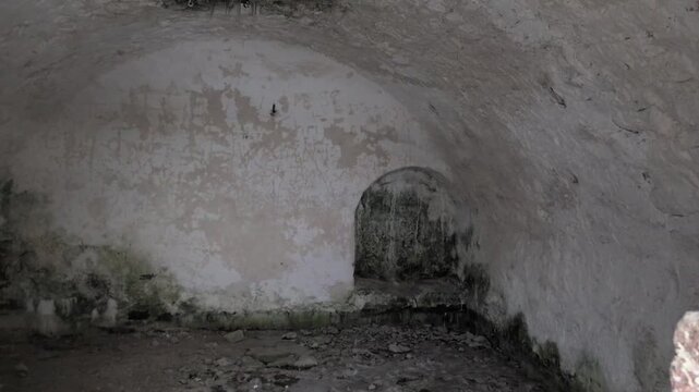 Prison Cells, Fredriksten festning in Halden Norway winter time. Shot in 60fps, This clip is 23,976 slowmotion so you can decide how you want it.