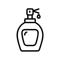 Islamic Perfume Bottle Line Icon