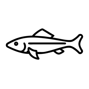 fish featherfin knifefish icon