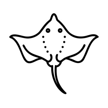 fish freshwater stingray icon
