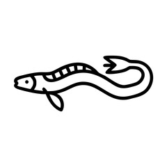Obraz premium fish viperfish icon