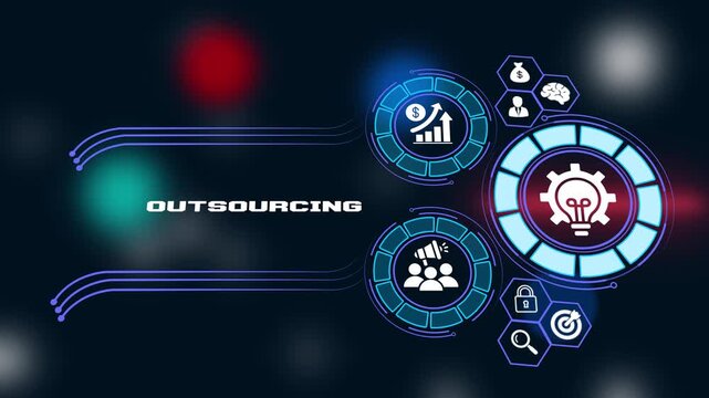 Outsourcing Concept for Global Business Resource Management and Remote Team Collaboration for Cost Efficiency
