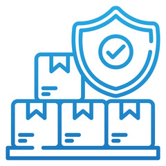 Parcel Security Gradient Icon