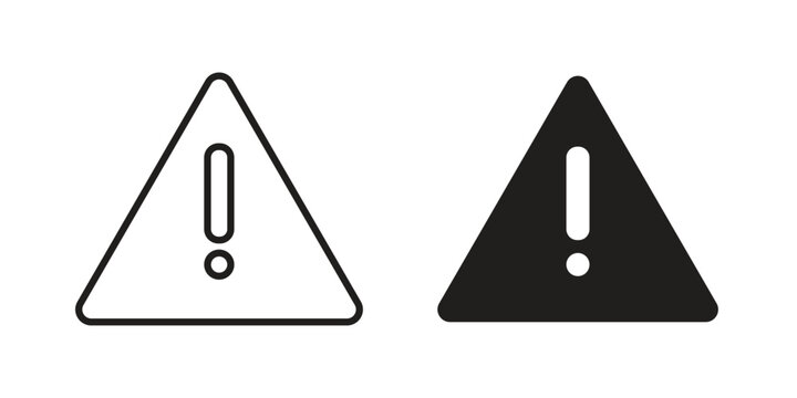 Error icon illustration isolated on White background, Vector icon Eps10.