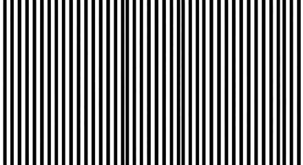 Vertical black and white striped pattern filling an empty space with precision