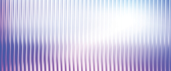 Fototapeta premium Abstract glass ripple background, Grainy background glowing blurred color flow banner poster cover design, noise texture. Refracted Glass Gradient Effect. Ribbed glass morphism texture
