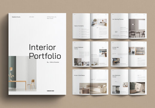 Interior Design Portfolio Template