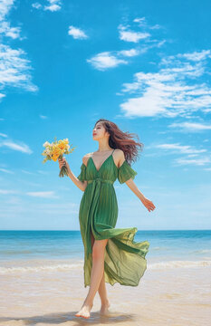 green dress free people Midi Dresses: Sage, Emerald + Olive 0917 main image 0