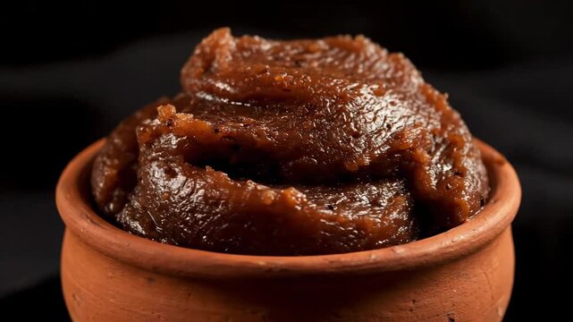 Rich Chocolate Spread in Clay Pot