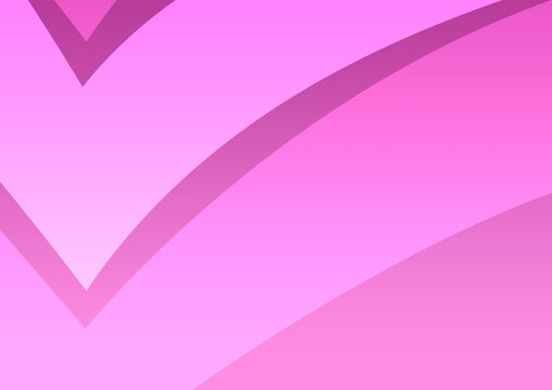 Modern geometric background with pink chevron stripes and a soft gradient. Symmetrical V-shape pattern ideal for stylish digital art and tech covers.