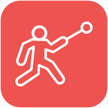 Hammer Throw Icon