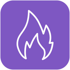 Fototapeta premium Fire Icon