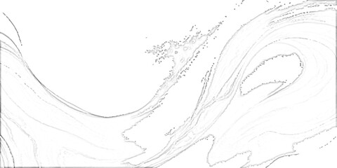 Vector Abstract grayscale wavy lines create dynamic shapes and patterns, resembling a fluid artwork. Design