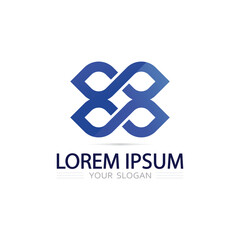 Abstract geometric icon logo concept featuring symmetry balance and minimal style aesthetics approach