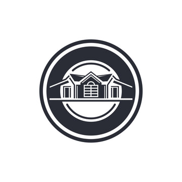 Modern Real Estate Emblem Logo