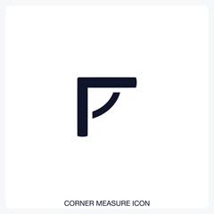 Corner Measure Icon