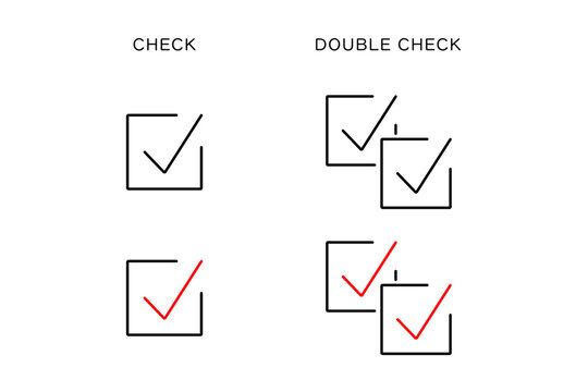 チェックとダブルチェック