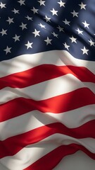 Obraz premium The Triumph of the American Flag