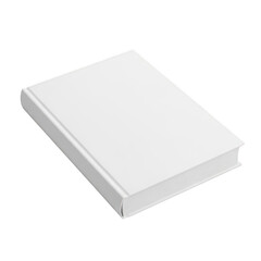 A neatly stacked pile of blank white paper on a white background isolated on transparent background