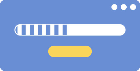 Obraz premium Progress Bar Loading Screen