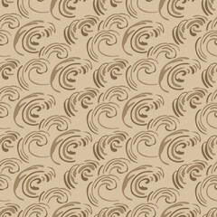 Japanese Ocean Wave Motif Vector Seamless Pattern