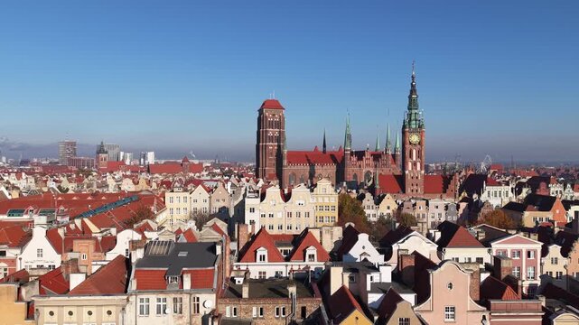 Gdansk, Poland- View of the Old Town