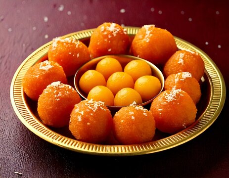 ndian sweet motichoor laddoo or Bundi laddu made of gram flour very small balls or boondis .jpg