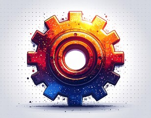 歯車　イラスト